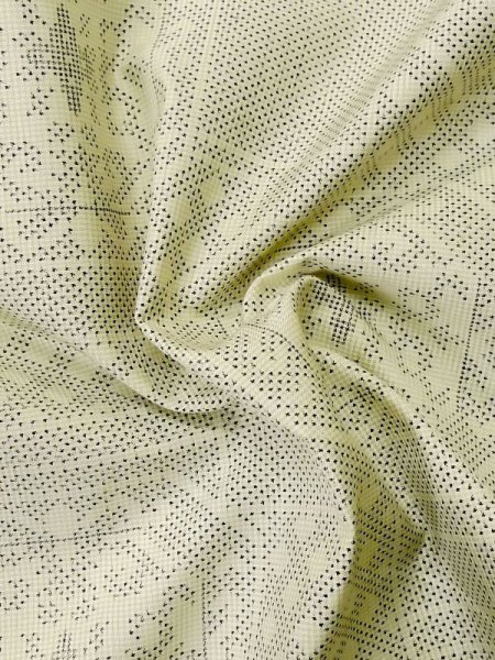 画像12: M0808B  女性用 大島紬  シルク(正絹)   アイボリー, 四角 【中古】 【USED】 【リサイクル】 ★★☆☆☆ (12)