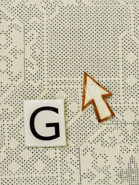 画像20: M0808B  女性用 大島紬  シルク(正絹)   アイボリー, 四角 【中古】 【USED】 【リサイクル】 ★★☆☆☆ (20)