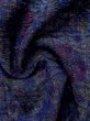 画像12: M0808F  女性用 小地谷紬  シルク（正絹）  深い 紫色, 花 【中古】 【USED】 【リサイクル】 ★★★☆☆ (12)