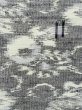 画像6: M0808G  女性用 単衣  シルク（正絹）   灰色, 花 【中古】 【USED】 【リサイクル】 ★★☆☆☆ (6)