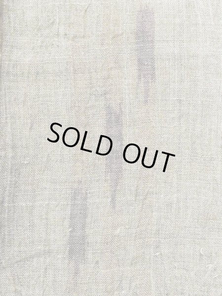 画像5: M0808L  女性用 小地谷縮  麻 淡い 灰色がかった オリーブ, 木目 【中古】 【USED】 【リサイクル】 ★★☆☆☆ (5)