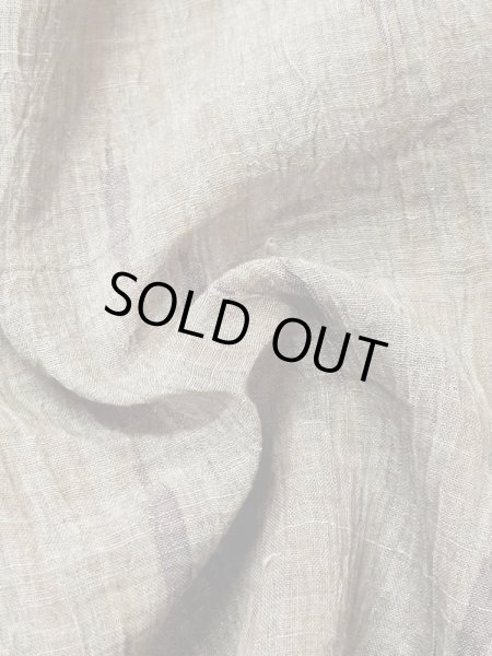 画像10: M0808L  女性用 小地谷縮  麻 淡い 灰色がかった オリーブ, 木目 【中古】 【USED】 【リサイクル】 ★★☆☆☆ (10)