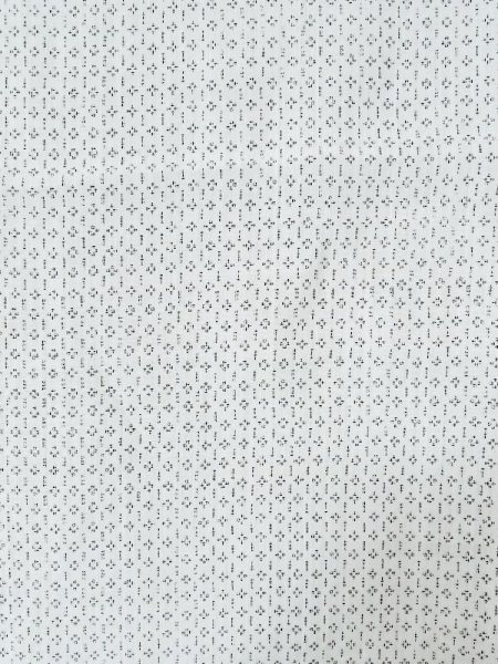 画像3: M0808N  単衣  麻   白, 線 【中古】 【USED】 【リサイクル】 ★★☆☆☆ (3)