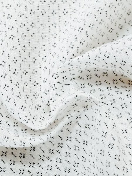 画像10: M0808N  単衣  麻   白, 線 【中古】 【USED】 【リサイクル】 ★★☆☆☆ (10)