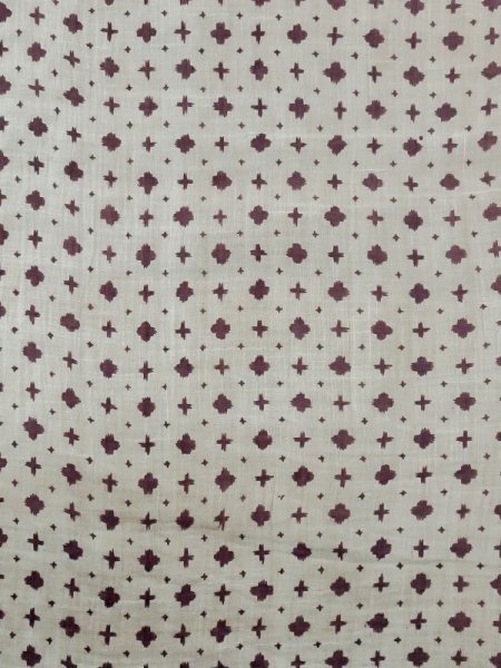 画像4: M0808O  女性用 小地谷縮  麻 淡い 灰色がかった 灰色, 十字 【中古】 【USED】 【リサイクル】 ★☆☆☆☆ (4)