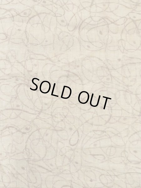 画像4: M0808P  女性用 単衣  麻   ベージュ, 線 【中古】 【USED】 【リサイクル】 ★☆☆☆☆ (4)