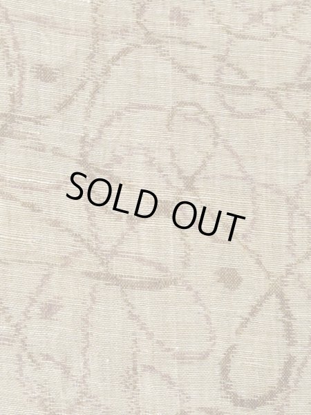 画像5: M0808P  女性用 単衣  麻   ベージュ, 線 【中古】 【USED】 【リサイクル】 ★☆☆☆☆ (5)