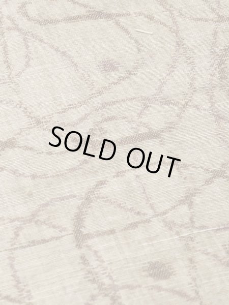 画像8: M0808P  女性用 単衣  麻   ベージュ, 線 【中古】 【USED】 【リサイクル】 ★☆☆☆☆ (8)