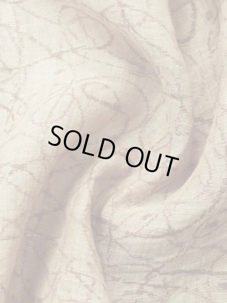 画像9: M0808P  女性用 単衣  麻   ベージュ, 線 【中古】 【USED】 【リサイクル】 ★☆☆☆☆ (9)