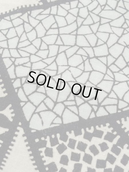 画像8: M0808Q  女性用 単衣  麻   アイボリー, 鉄線 【中古】 【USED】 【リサイクル】 ★★☆☆☆ (8)