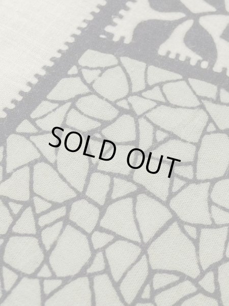 画像10: M0808Q  女性用 単衣  麻   アイボリー, 鉄線 【中古】 【USED】 【リサイクル】 ★★☆☆☆ (10)