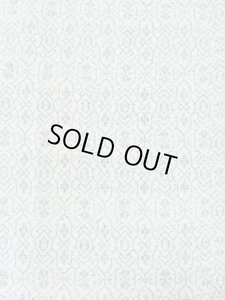 画像3: M0808S  女性用 単衣  麻   白, 幾何学模様 【中古】 【USED】 【リサイクル】 ★★☆☆☆ (3)