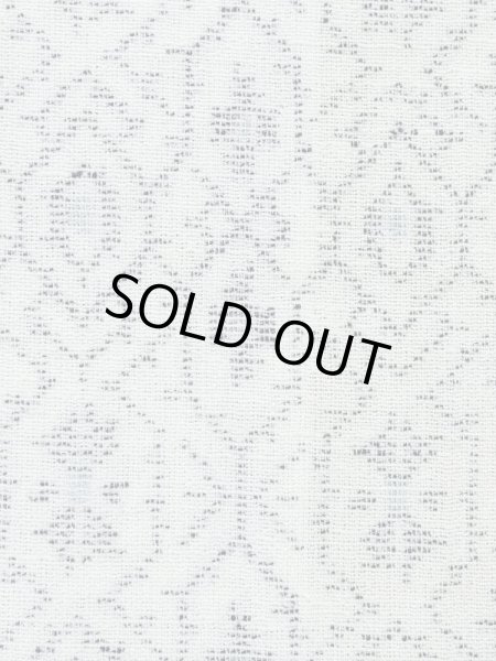 画像6: M0808S  女性用 単衣  麻   白, 幾何学模様 【中古】 【USED】 【リサイクル】 ★★☆☆☆ (6)