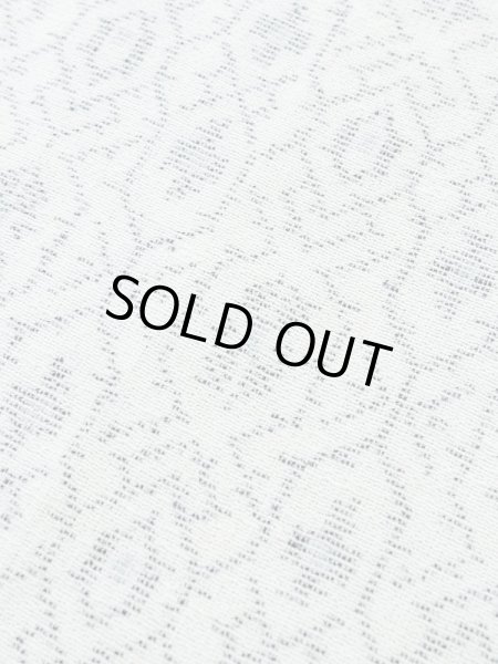 画像7: M0808S  女性用 単衣  麻   白, 幾何学模様 【中古】 【USED】 【リサイクル】 ★★☆☆☆ (7)