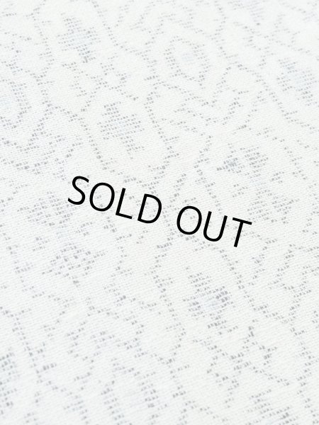 画像8: M0808S  女性用 単衣  麻   白, 幾何学模様 【中古】 【USED】 【リサイクル】 ★★☆☆☆ (8)