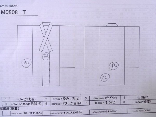 画像13: M0808T  女性用 小地谷縮  麻   白, 椿 【中古】 【USED】 【リサイクル】 ★★★☆☆ (13)