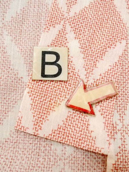 画像13: M0808U  女性用 小地谷縮  麻   オフ ホワイト, 七宝 【中古】 【USED】 【リサイクル】 ★★☆☆☆ (13)