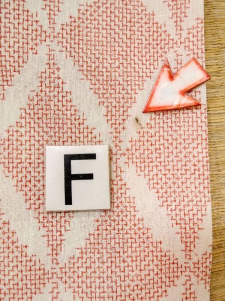 画像17: M0808U  女性用 小地谷縮  麻   オフ ホワイト, 七宝 【中古】 【USED】 【リサイクル】 ★★☆☆☆ (17)