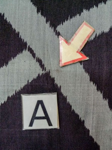 画像13: M0808Y  女性用 単衣  シルク(正絹)  茶色み 黒, 花 【中古】 【USED】 【リサイクル】 ★☆☆☆☆ (13)