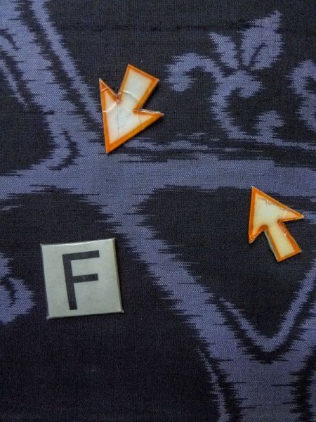 画像19: M0808Z  女性用 単衣  シルク(正絹)   黒, つた 【中古】 【USED】 【リサイクル】 ★★☆☆☆ (19)