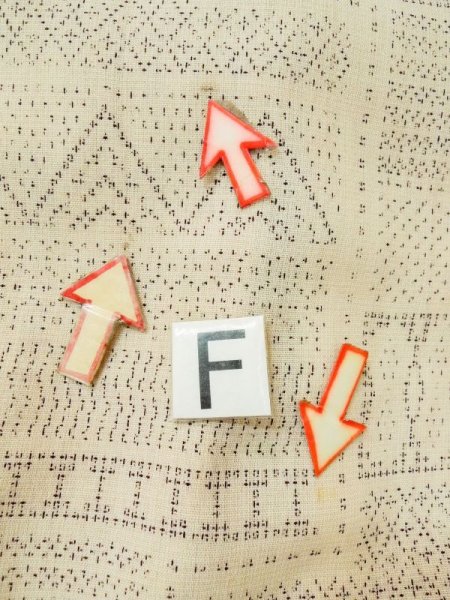 画像19: M0809A  女性用 単衣  ウール   ベージュ, 菱 【中古】 【USED】 【リサイクル】 ★☆☆☆☆ (19)