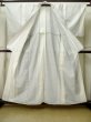 画像2: M0818A  女性用 単衣  シルク（正絹）   白, 縞 【中古】 【USED】 【リサイクル】 ★☆☆☆☆ (2)