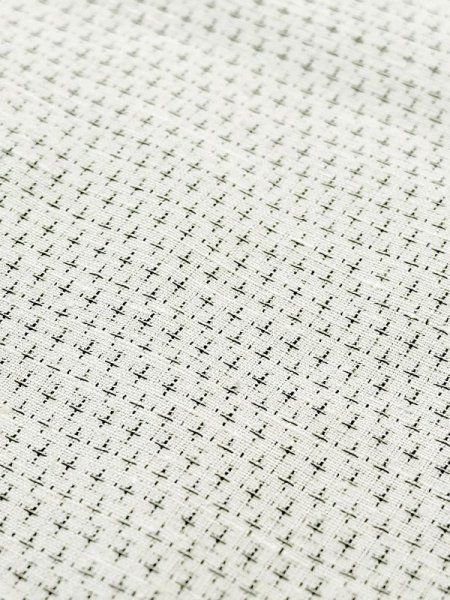 画像8: M0818A  女性用 単衣  シルク(正絹)   白, 縞 【中古】 【USED】 【リサイクル】 ★☆☆☆☆ (8)