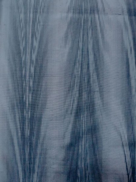 画像4: M0818K  女性用 単衣  化繊 深い 灰色がかった 青, 抽象的模様 【中古】 【USED】 【リサイクル】 ★★☆☆☆ (4)