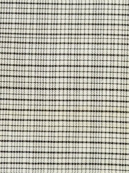 画像6: M0818P  女性用 単衣 矢羽柄 シルク(正絹)   黒, チェック柄 【中古】 【USED】 【リサイクル】 ★★☆☆☆ (6)