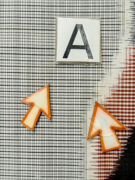 画像12: M0818P  女性用 単衣 矢羽柄 シルク(正絹)   黒, チェック柄 【中古】 【USED】 【リサイクル】 ★★☆☆☆ (12)