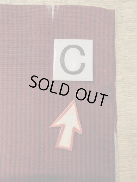 画像14: M0818U  女性用 単衣  シルク(正絹)   えんじ, 縞 【中古】 【USED】 【リサイクル】 ★☆☆☆☆ (14)