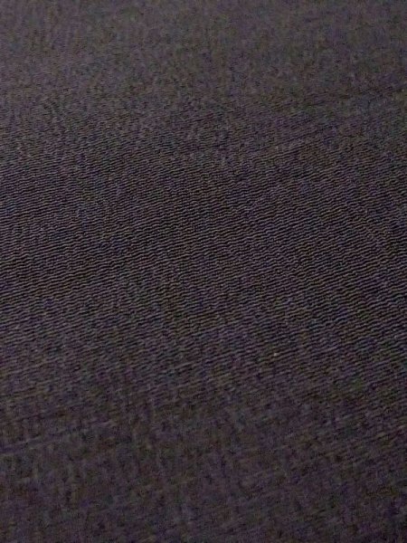 画像8: M0818V  女性用 単衣  シルク(正絹)  深い 紺, チェック柄 【中古】 【USED】 【リサイクル】 ★★☆☆☆ (8)