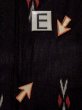 画像16: M0818V  女性用 単衣  シルク（正絹）  深い 紺, チェック柄 【中古】 【USED】 【リサイクル】 ★★☆☆☆ (16)