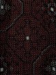 画像5: M0829A Mint  女性用 大島紬  シルク（正絹）  深い えんじ, 抽象的模様 【中古】 【USED】 【リサイクル】 ★★★★☆ (5)