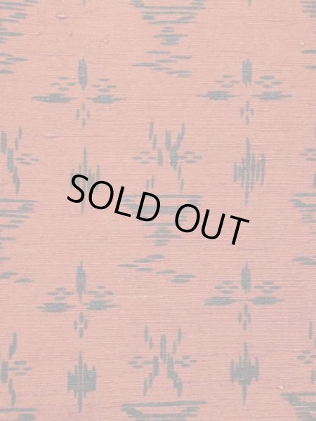 画像5: M0829C  女性用 道行  シルク（正絹）   朱赤, 抽象的模様 【中古】 【USED】 【リサイクル】 ★★☆☆☆ (5)