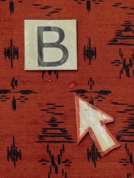 画像13: M0829C  女性用 道行  シルク(正絹)   朱赤, 抽象的模様 【中古】 【USED】 【リサイクル】 ★★☆☆☆ (13)