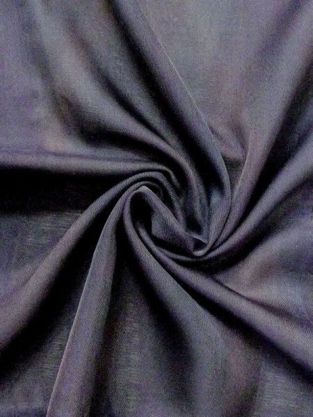 画像7: M0829D Mint  女性用 道行 薄物 シルク(正絹) 淡い 灰色がかった 紫色, ぼかし 【中古】 【USED】 【リサイクル】 ★★★★☆ (7)