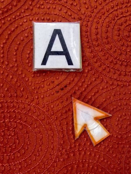 画像12: M0829E  女性用 道行  シルク(正絹) 深い 鮮やか 珊瑚色, うず 【中古】 【USED】 【リサイクル】 ★★☆☆☆ (12)