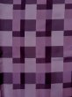 画像3: M0829K  女性用 雨コート  化繊   紫色, チェック柄 【中古】 【USED】 【リサイクル】 ★★☆☆☆ (3)