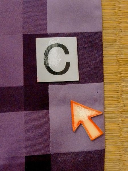 画像13: M0829K  女性用 雨コート  化繊   紫色, チェック柄 【中古】 【USED】 【リサイクル】 ★★☆☆☆ (13)