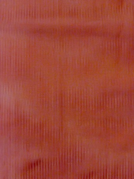 画像4: M0829M  女性用 道行  化繊  灰色がかった 珊瑚色, 縞 【中古】 【USED】 【リサイクル】 ★☆☆☆☆ (4)