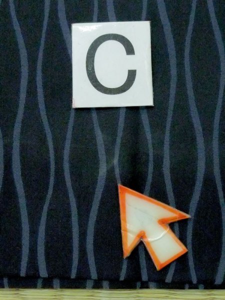 画像14: M0829N  女性用 雨コート  化繊  深い 紺, 立涌 【中古】 【USED】 【リサイクル】 ★★☆☆☆ (14)