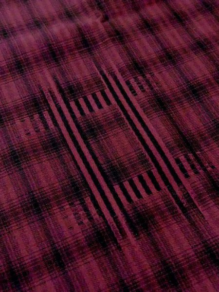 画像8: M0829O  女性用 雨コート  化繊 深い 鮮やか えんじ, 鳥 【中古】 【USED】 【リサイクル】 ★★☆☆☆ (8)