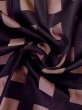 画像9: M0829P  女性用 雨コート  化繊  深い 茶色, チェック柄 【中古】 【USED】 【リサイクル】 ★★★☆☆ (9)