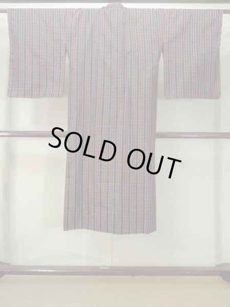 画像2: M0829R  女性用 雨コート  化繊   黒, チェック柄 【中古】 【USED】 【リサイクル】 ★★★☆☆ (2)