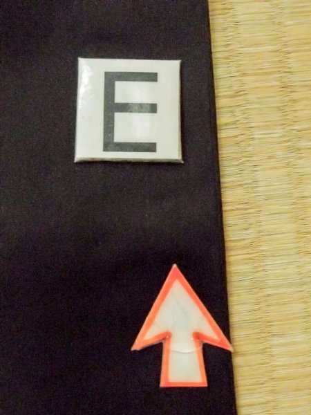 画像16: M0829U  女性用 道行  化繊   黒, 丸 【中古】 【USED】 【リサイクル】 ★★☆☆☆ (16)