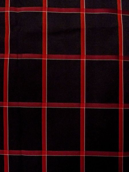 画像5: M0829V  女性用 雨コート  化繊   黒, チェック柄 【中古】 【USED】 【リサイクル】 ★☆☆☆☆ (5)