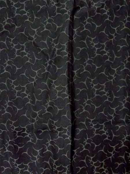 画像3: M0830C  女性用 道行  化繊  深い 灰色, 抽象的模様 【中古】 【USED】 【リサイクル】 ★★☆☆☆ (3)