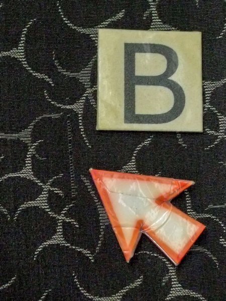 画像13: M0830C  女性用 道行  化繊  深い 灰色, 抽象的模様 【中古】 【USED】 【リサイクル】 ★★☆☆☆ (13)