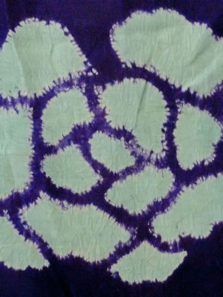 画像6: M0830D  女性用 道行  シルク(正絹)  鮮やか 紫色, ぼたん 【中古】 【USED】 【リサイクル】 ★☆☆☆☆ (6)